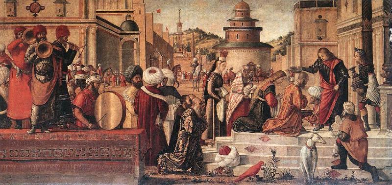 CARPACCIO, Vittore The Baptism of the Selenites dfg china oil painting image